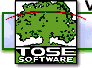 TOSE logo circa 2000, featuring brighter colors for the tree than 1998 and the present.