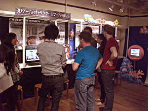 3D game character and map section (left) and Legendary Starfy section (right).