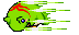 Sprite of Starfy in the frog costume charging