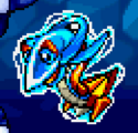 Puchi Ogura #4 as an ice dragon monster.