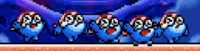 The five Mijingou defeated