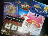 A Densetsu no Starfy flyer with other merchandise.
