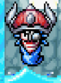 Puchi Ogura #10 with his helmet.