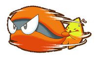 Powerful Spin artwork from Densetsu no Starfy 4.
