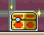 The Treasure Monster initially appears just like an ordinary treasure chest.