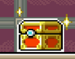 The Treasure Monster initially appears just like an ordinary treasure chest.
